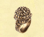 Жизнь - литое кольцо под старину - компания Кудесы - древнерусские украшения