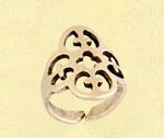 Крестоносец - кольцо литое в древнерусском стиле - компания Кудесы