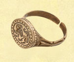 Лютый зверь - литое кольцо - древнерусские украшения - компания Кудесы