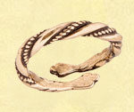 Витое скань - Литой перстень - компания Кудесы - древнерусские украшения