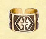 Орда - металлический перстень - старославянские украшения - компания Кудесы