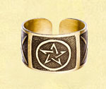 Звезда - перстень в древнерусском стиле - компания Кудесы