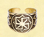 Молвинец - перстень металлический в древнерусском стиле - компания Кудесы