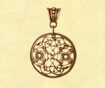 Символ бесконечности - литые подвески в древнерусском стиле - компания Кудесы